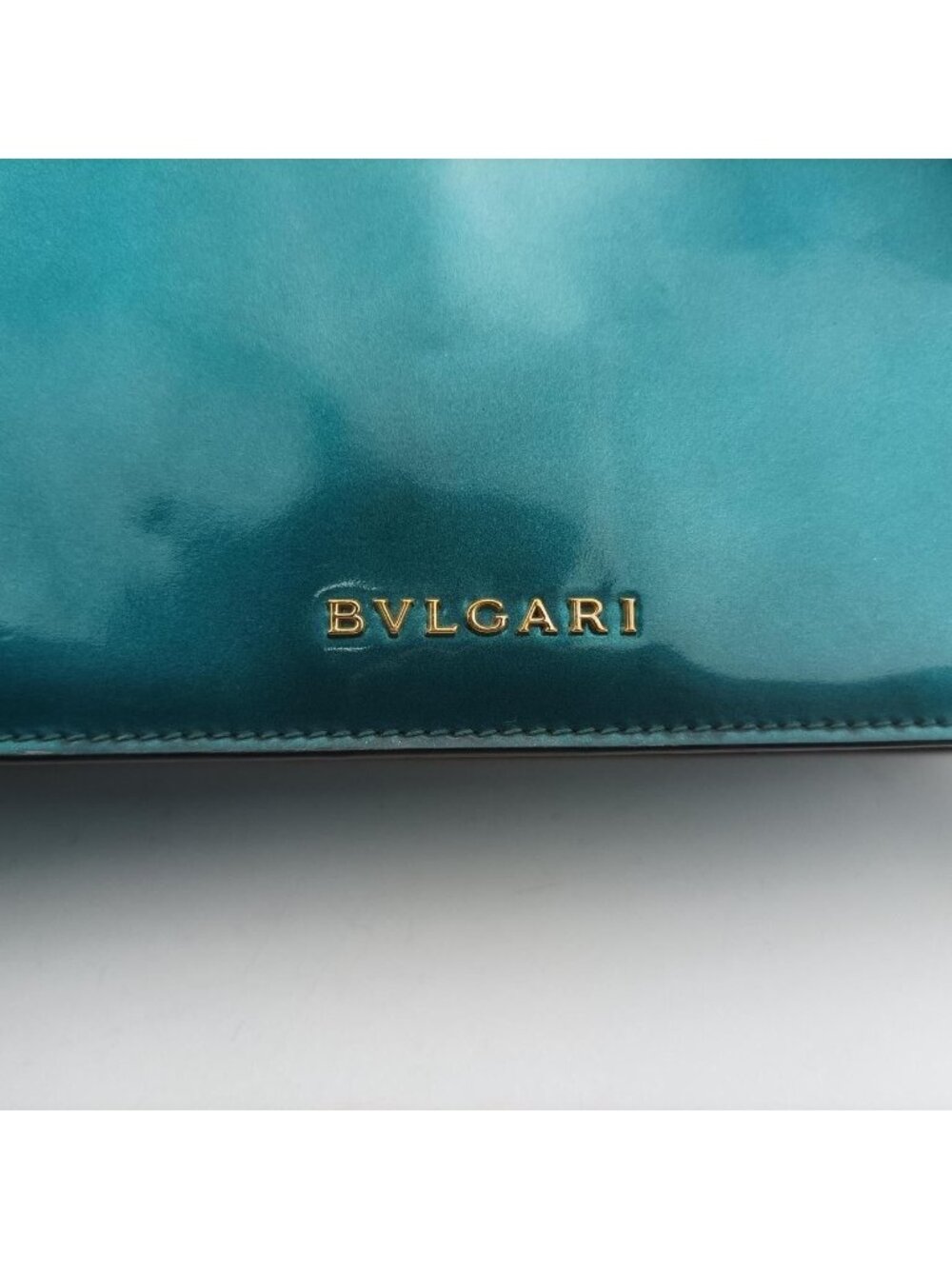 ★SOLD★ Bvlgari Serpenti Forever Blue Patent Shoulder - Picture 14 of 15